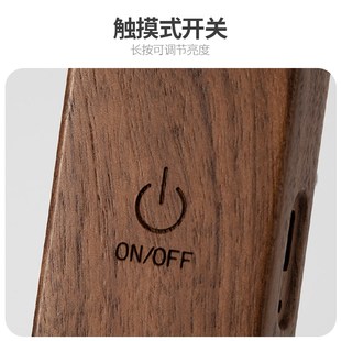 2024新款创意花器壁灯led墙面装饰灯免布线免打孔磁吸充电小夜灯