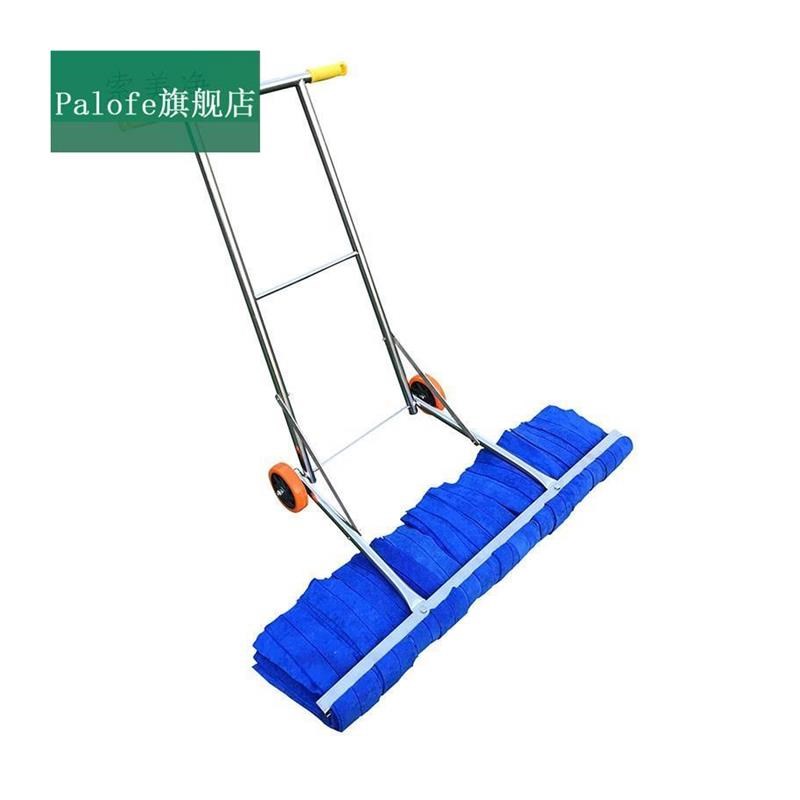 新品工厂车间专用手推式墩布车保洁篮球场带轮子推拖布仓库拖地大
