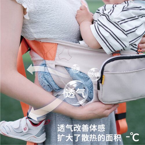 JOBIBI抱娃神器解放双手婴儿背带宝宝前抱式单肩腰凳便携出行