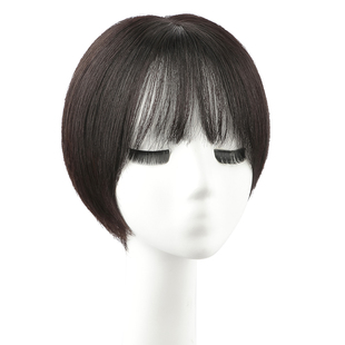 天空树假发女新款时尚全头套式真发全真人发自然短发波波头假发套