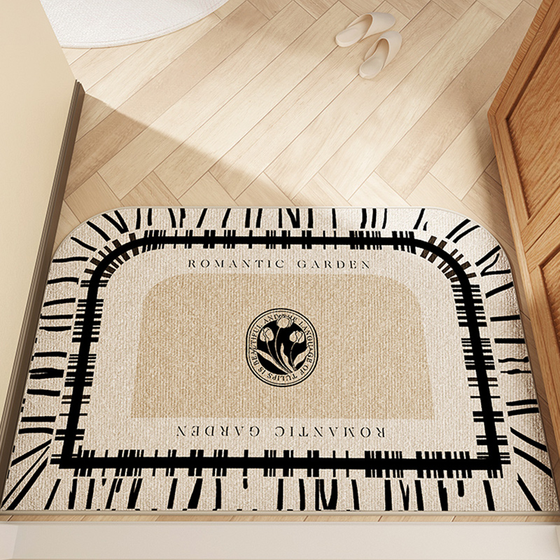 高级感入户门地垫进门脚垫家用室内玄关门口换鞋地毯防滑美式脚踩