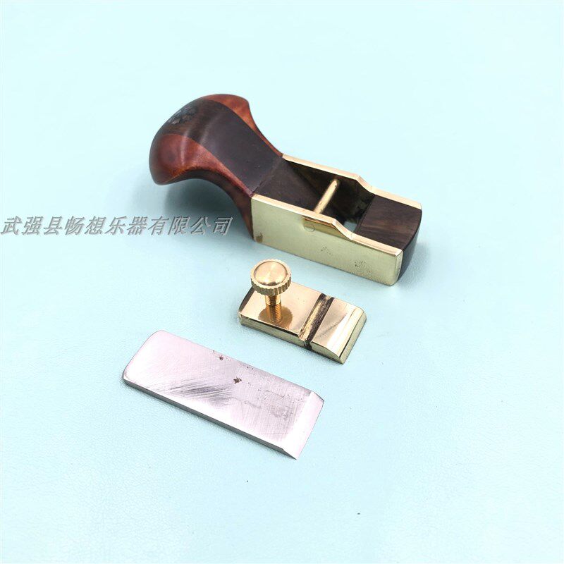 提琴制作工具,豪华黄铜包红木黑檀木凸刨子