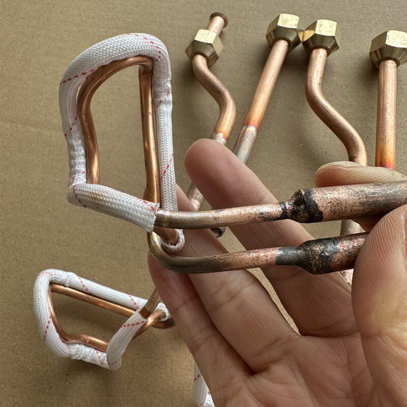 个水钻头薄壁钻头钻桶孔器焊接感应圈焊齿机加热焊管铜管