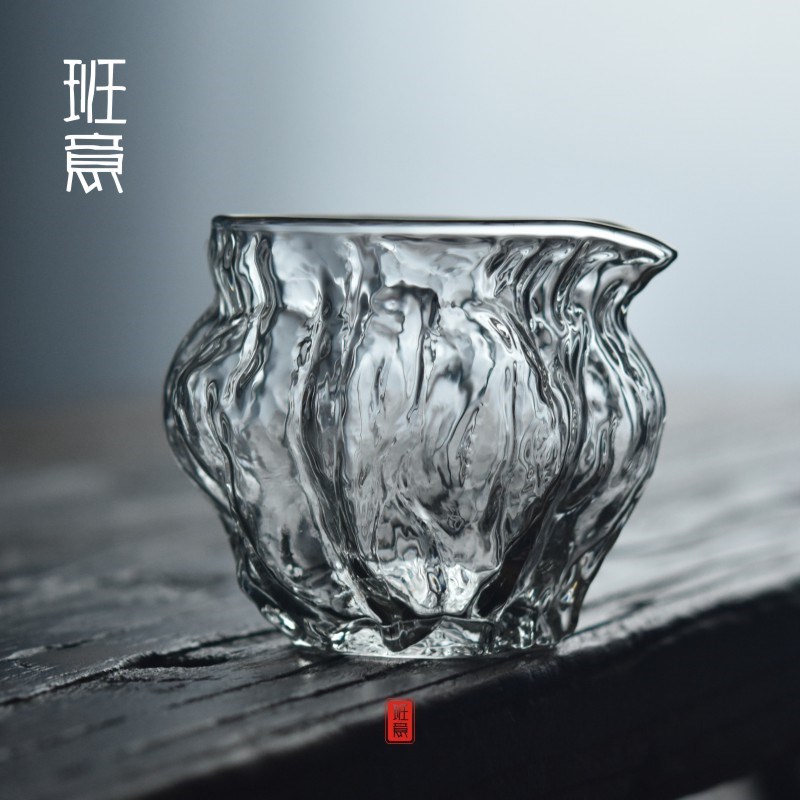 班意 锤纹公杯加厚耐热水波纹公道杯大号匀杯日分茶器