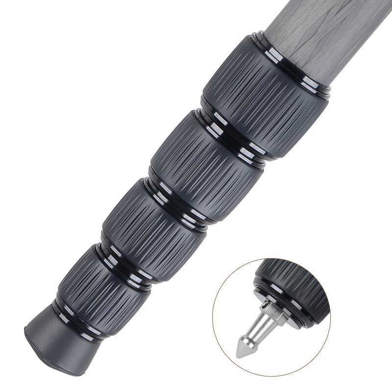 喜乐途碳纤维独脚架摄影摄像登山杖单反相轻便捷支架