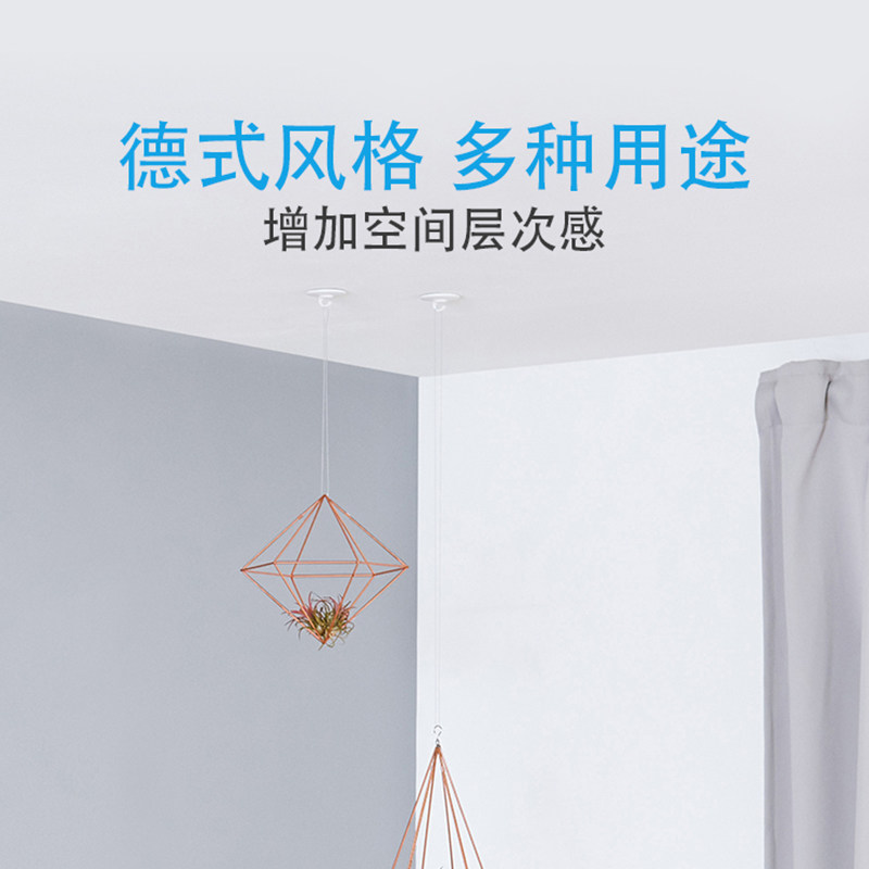 te德莎无痕天板挂钩免打孔蚊帐挂钩挂风铃挂钩乳胶漆墙面移