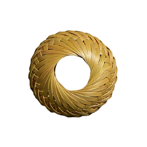 玉竹头层皮精编手工竹编盖托茶宠茶玩手把件盖置壶盖架盖子座把玩