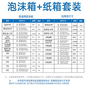 国亨泡沫箱纸箱快递保温箱打包零食水果海鲜包装保鲜箱