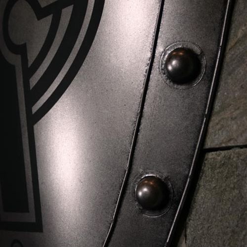 欧洲中世纪 复古武士欧式铁制盾牌 酒吧咖啡西餐书房厅挂饰