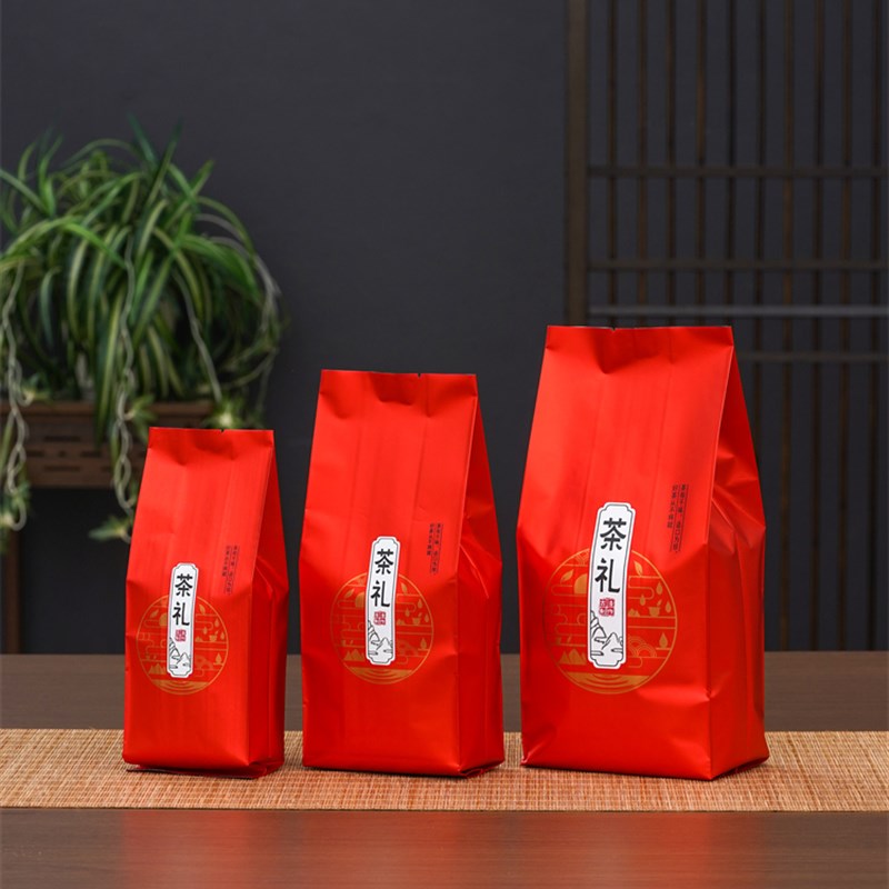 纯铝茶叶内袋热封口袋子二两半斤一斤装包装袋红茶绿茶叶罐内膜袋