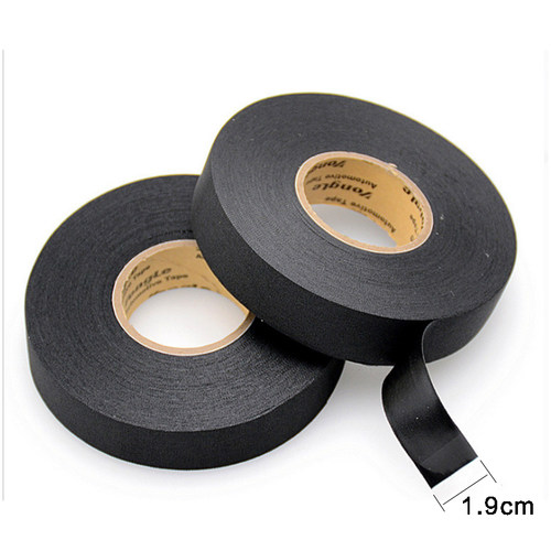 汽车凹陷修复绒布胶带电工手撕涤纶布基黑色胶带线束胶带