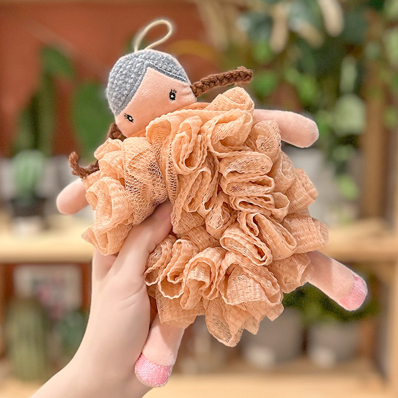 不散沐浴球泡泡浴少女小女孩卡通浴花家用柔软起泡器洗浴洗澡浴擦