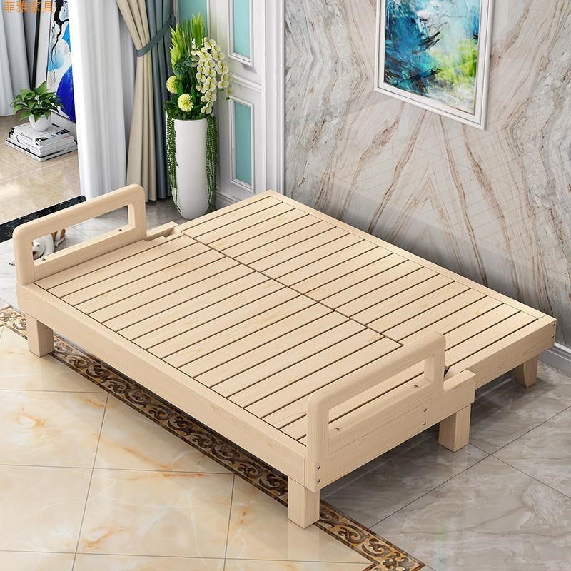 实木可折叠两用床多功能客厅书房阳台沙发小户型单人双人床沙发床,住宅家具,沙发床,淘宝优惠券,粉丝福利购,淘宝优惠卷