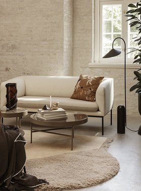 丹麦Ferm Living客厅沙发抱枕纯棉卧室靠枕床头靠垫护腰北欧风