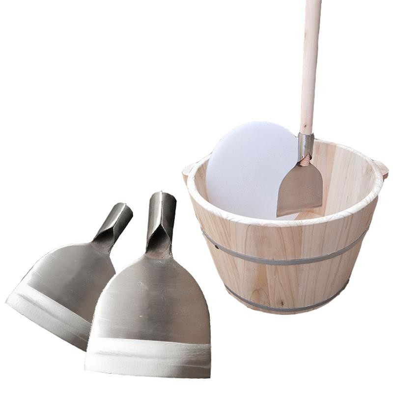 剁辣椒刀手工做剁辣椒木桶剁辣椒工具不锈钢桶铲刀切菜剁椒刀铲桶