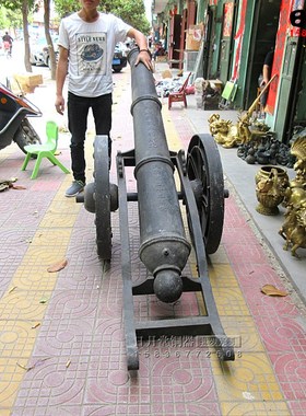 特大铸铁大炮别墅农家乐古战场景区城墙摆件明清古典镇宅红衣大炮