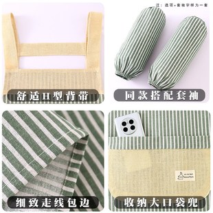 卡通可爱厨房家用做饭围裙防污透气大人干活工作服女耐脏围腰定制