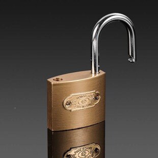 通开挂锁 宏桥仿铜抽屉门锁 多规格锁头家用表箱锁头小挂锁