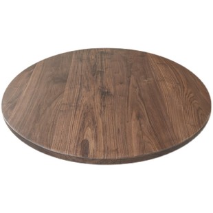 原木板材黑胡桃木料木方定制圆桌面实木圆形台面圆餐桌茶盘小茶几