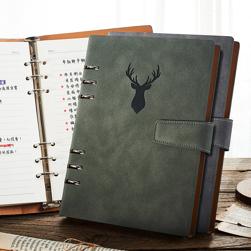 活页笔记本子a5可拆卸商务办公人士工作会议记录本简约大学生日记,文具电教/文化用品/商务用品,笔记本/记事本,淘宝优惠券,粉丝福利购,淘宝优惠卷