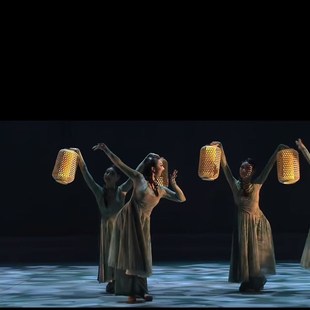 女子群舞灯影秦淮舞蹈服古典舞演出服民族表演服艺考服装 灯笼道具