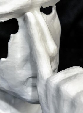 向左搞笑摆件招牌动作公司办公室装饰品摆件家居艺术雕塑书架摆设