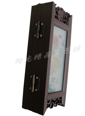 包邮梅兰竹菊仿古小屏风家居工艺品桌面摆件送老外中国特色礼物