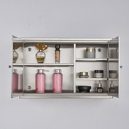 304储物橱柜家用厨房不锈钢柜子碗柜置物柜壁挂挂墙式浴室吊柜