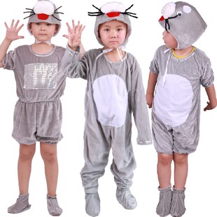 海洋动物儿童演出服装幼儿园海狮海象水獭海豹卡通舞蹈舞台表演服