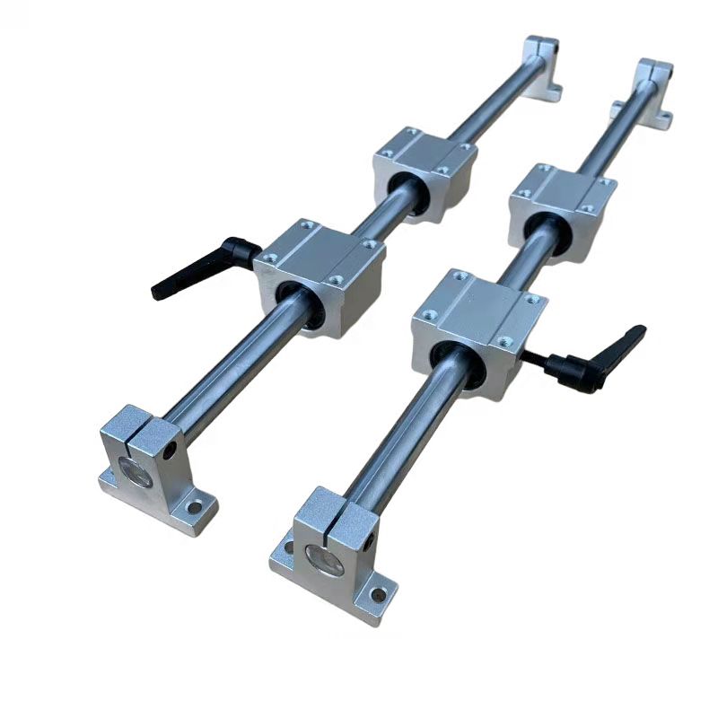 光轴直线锁紧定位导轨滑块光杆木工推台锯滑道12 16 20 25 30 35U