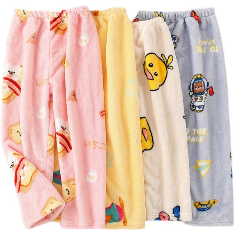 儿童法兰绒男女孩加绒加厚保暖睡裤秋冬季珊瑚绒休闲暖暖家居裤子,童装/婴儿装/亲子装,家居裤/睡裤,淘宝优惠券,粉丝福利购,淘宝优惠卷