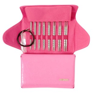 潮钩牌可拆卸换针头环针方针套针环形针棒针套装编织工具毛衣针