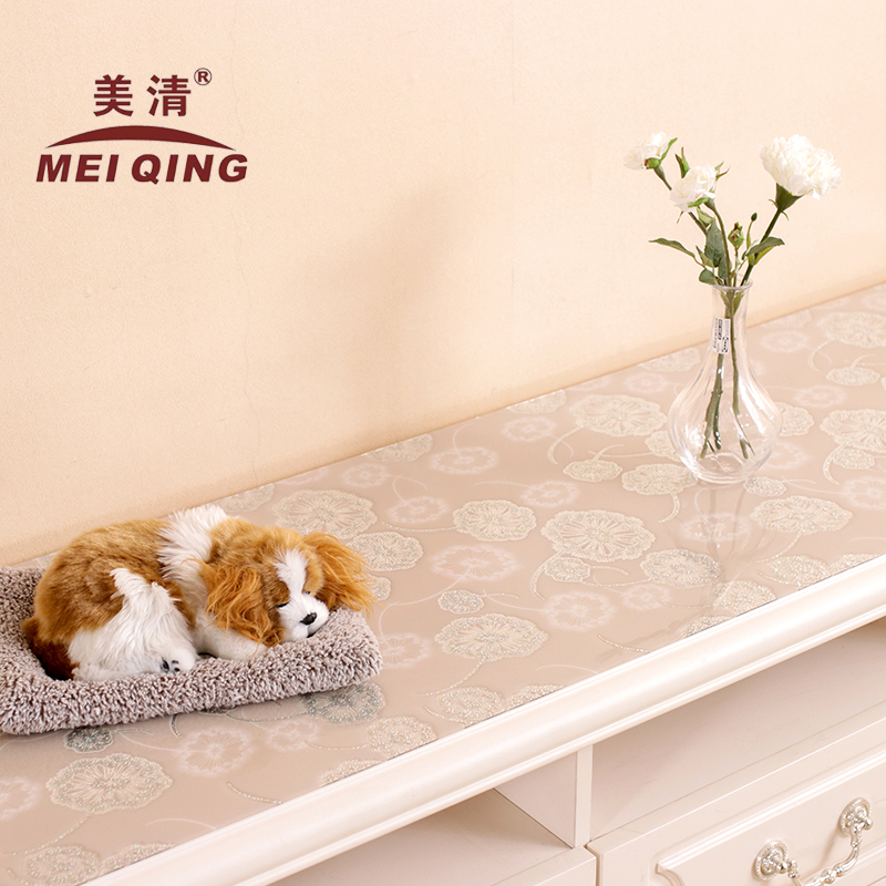 电视机柜pvc电视柜桌布垫子塑料软玻璃垫防水长方形客厅家用欧式