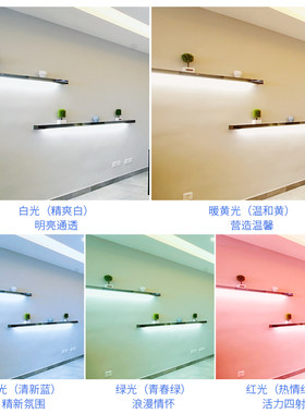 T5灯管一体化led灯管T8长条家用宿舍条形管灯日光灯荧光灯光管