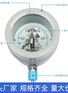 键林工控YTX-100B/160B 防爆电接点压力表 ExdIICT4/BT6开关量信