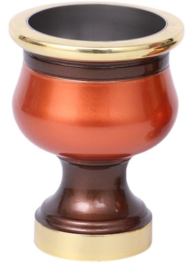 双色光身供水杯家用纯铜供奉酒杯供关公财神地主爷酒杯圣水杯摆件