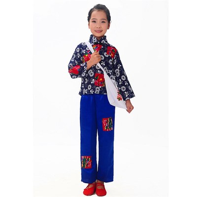 幼儿童古装男童古代平民破旧补丁衣服流浪汉乞丐叫花子表演出服装