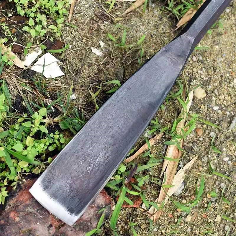 【限数打造】锻打铁锹锰钢挖桩取土树根起苗打洞铲农用工具锹撬棒