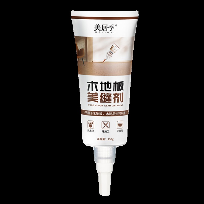 美容收边胶实木地板踢脚线门窗缝隙美缝胶水填缝剂收缝专业同色膏