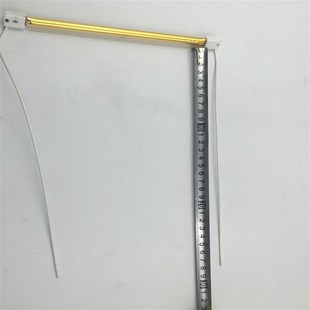 汽车烤漆灯管手持烤灯 钣金喷漆加热管金属玻璃管烘干1000W26厘米