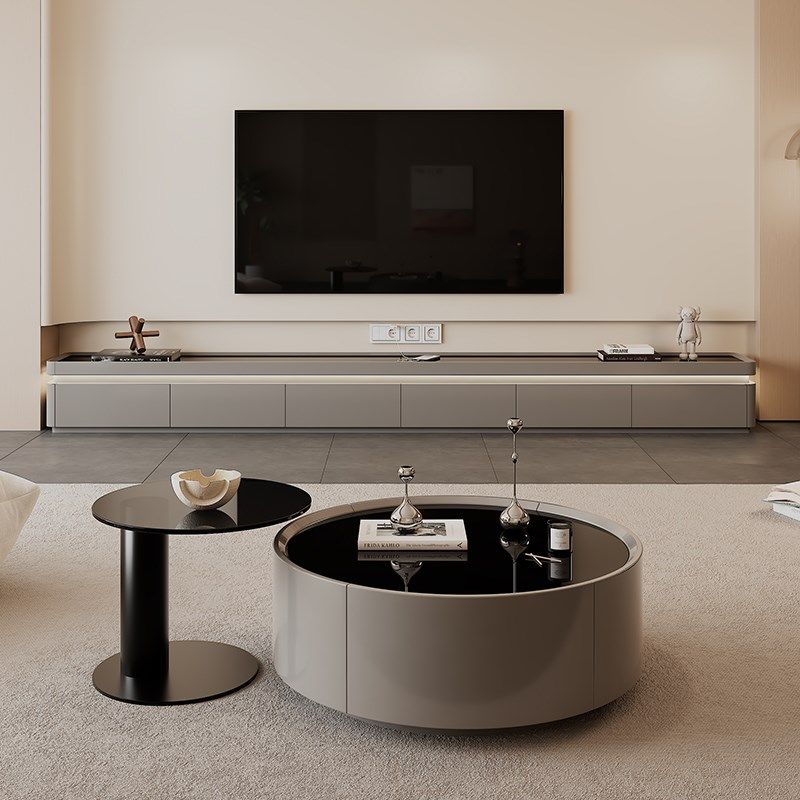 轻奢电视柜落地客厅家用高级感小户型电视机柜储物柜一体2024新款,住宅家具,电视柜,淘宝优惠券,粉丝福利购,淘宝优惠卷