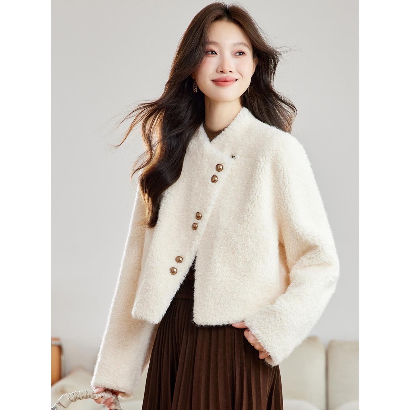 外套女2025新款秋季女装上衣今年流行爆款超好看时尚加厚开衫外搭