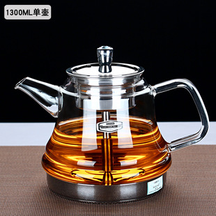 玻润加厚耐热玻璃蒸气喷淋煮茶壶白茶普洱黑冲茶器电磁炉烧水茶壶