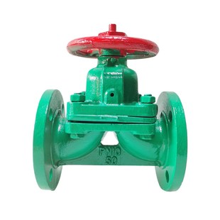 G41J 10电厂衬胶隔膜阀法兰衬胶隔膜阀DN253240506580100150200