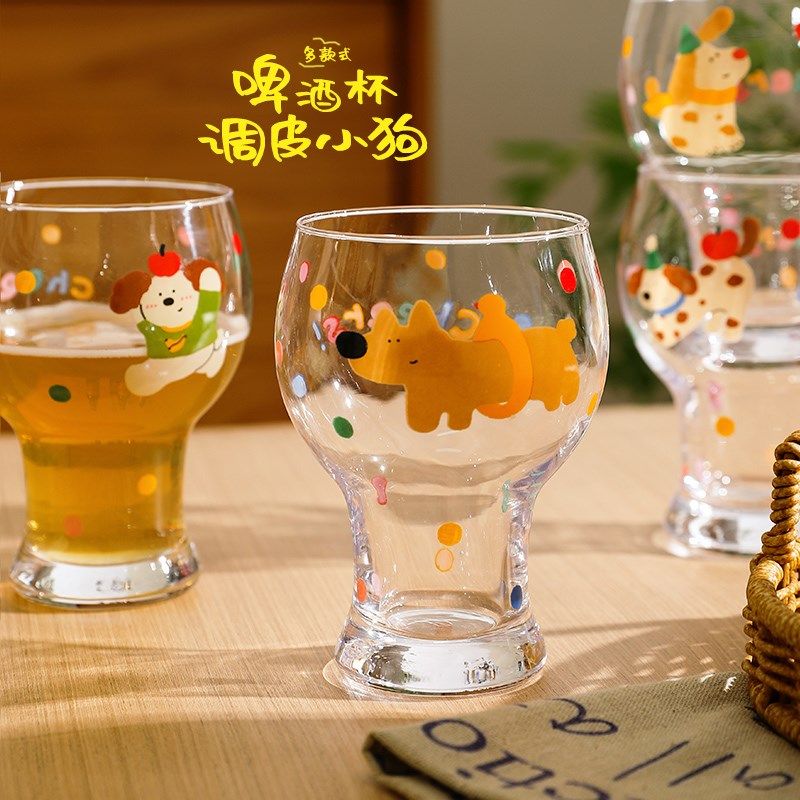 舍里可爱啤酒杯女高颜值杯子玻璃杯果汁牛奶杯耐热家用水杯奶茶杯,餐饮具,砧板/菜板,淘宝优惠券,粉丝福利购,淘宝优惠卷