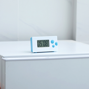 高分贝厨房专用计时器老人大字体电池提醒学生做饭长响铃定时闹钟