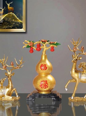 创意鹿摆件客厅玄关电视柜酒柜家居新居搬家乔迁礼品装饰品工艺品