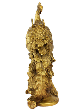 铜凤凰摆件汉凤家居工艺礼品摆件