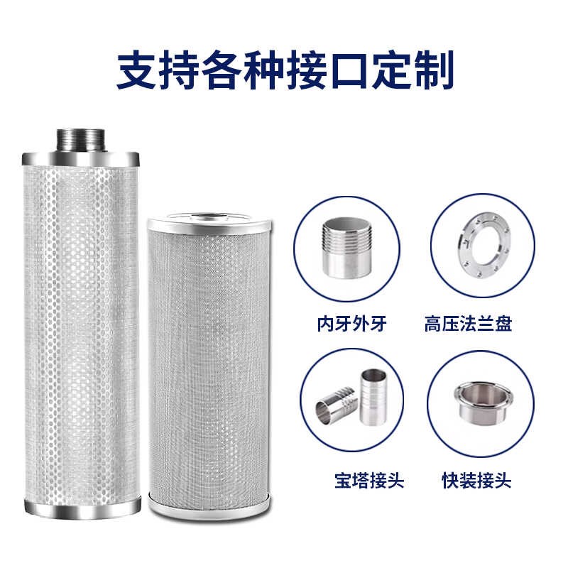 304不锈钢5寸10寸20寸30寸40寸滤芯工业型过滤网过滤器滤芯可定制