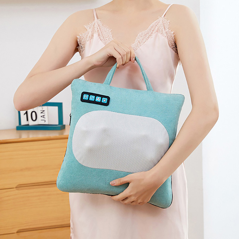 贝旭贝乐办公室按摩靠垫无线便携按摩器车载腰部背部家用按摩抱枕